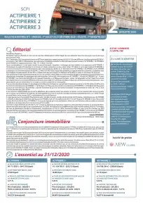 Bulletin semestriel - 2ème semestre 2020