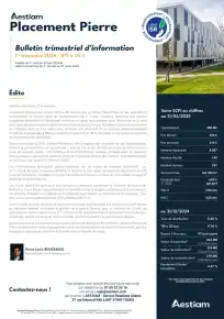 Bulletin trimestriel - 1er trimestre 2025