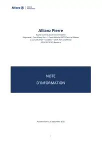 Note Information - 2025