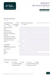 Bulletin de souscription (BS) personne physique