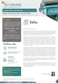 Bulletin trimestriel - 1er trimestre 2022