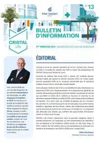 Bulletin trimestriel - 2ème trimestre 2024