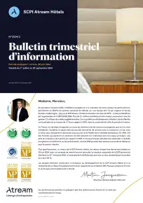 Bulletin trimestriel - 2ème trimestre 2024
