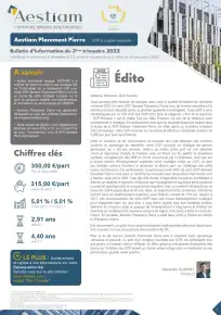 Bulletin trimestriel - 3ème trimestre 2022
