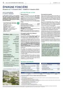 Bulletin trimestriel - 1er trimestre 2023