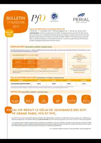 Bulletin semestriel - 1er semestre 2023
