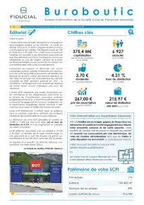 Bulletin semestriel - 2nd semestre 2022