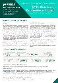 Bulletin trimestriel - 2ème trimestre 2025