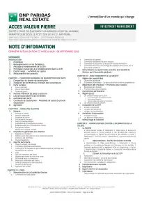 Note d'information - 2022