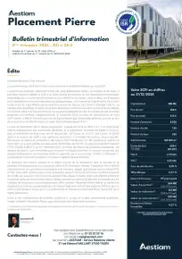 Bulletin trimestriel - 4ème trimestre 2024