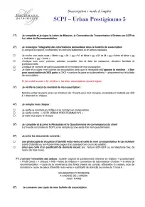 Bulletin de souscription (BS)