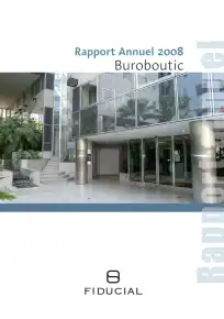 Rapport annuel - 2008