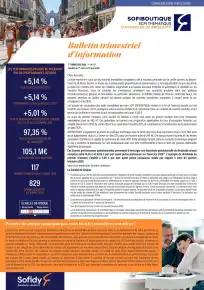 Bulletin trimestriel - 1er trimestre 2026