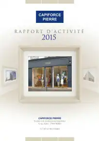 Rapport annuel - 2015