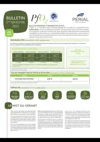 Rapport semestriel - 2nd semestre 2023
