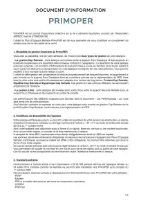 Information clé (DIC)