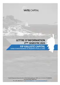 Lettre d'information FIP Corse - 2nd semestre 2023