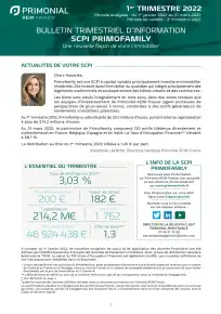 Bulletin trimestriel - 1er trimestre 2022