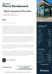 Bulletin trimestriel - 1er trimestre 2025