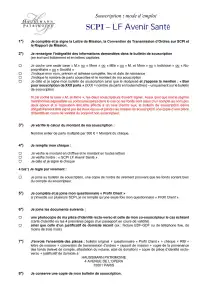 Bulletin de souscription (BS) personne morale