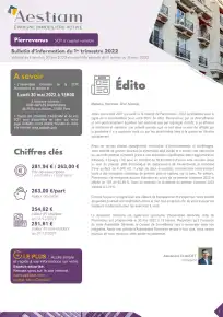 Bulletin trimestriel - 1er trimestre 2022