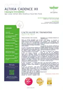 Bulletin trimestriel - 1er trimestre 2023