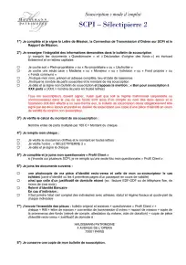 Bulletin de souscription (BS) remplissable