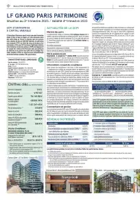 Bulletin trimestriel - 3ème trimestre 2023