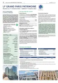 Bulletin trimestriel - 1er trimestre 2023