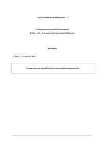 Règlement complet - 2024