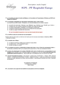 Bulletin de souscription (BS) vierge