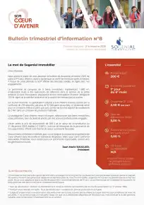 Bulletin trimestriel - 2ème trimestre 2025