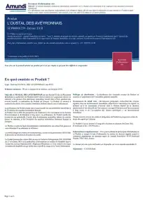 Information clé (DIC) - 2023