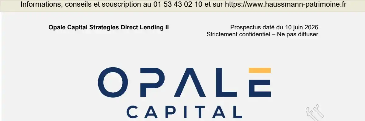 Opale Capital Strategies Direct Lending II