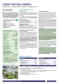 Bulletin trimestriel - 1er trimestre 2025