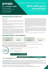 Bulletin trimestriel - 2ème trimestre 2024