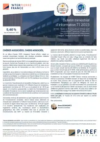 Bulletin trimestriel - 1er trimestre 2023
