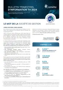 Bulletin trimestriel - 4ème trimestre 2024