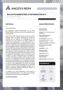 Bulletin semestriel - 1er semestre 2024