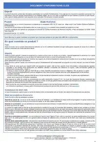 Information clé (DIC)