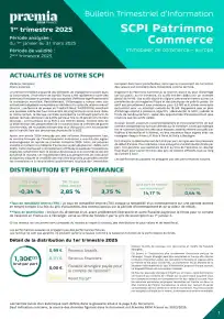 Bulletin trimestriel - 1er trimestre 2025