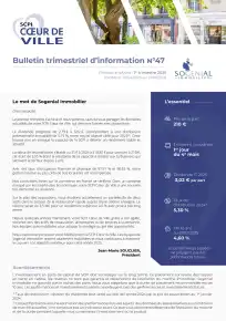 Bulletin trimestriel - 1er trimestre 2025