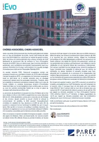Bulletin trimestriel - 1er trimestre 2025