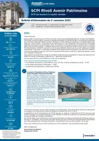 Bulletin semestriel - 2nd semestre 2023
