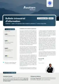 Bulletin trimestriel - 2ème trimestre 2026