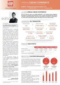 Bulletin trimestriel - 3ème trimestre 2022