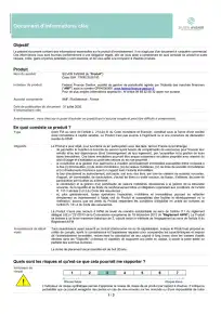 Informations clés (DIC)