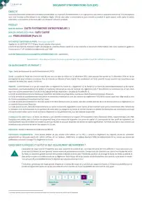 Informations clés (DIC) - 2024