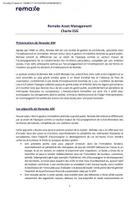 Charte ESG - 2022