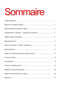 Rapport annuel - 2011
